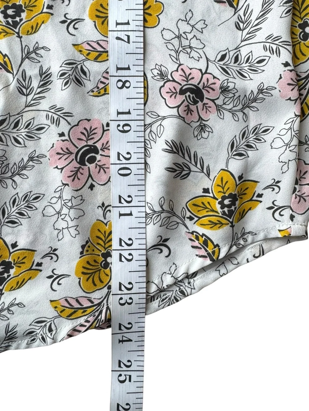 LOFT white floral